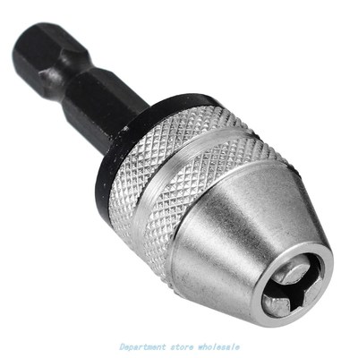 New 1/4'' Shank Quick Change Convertor Adapter Tool Keyless