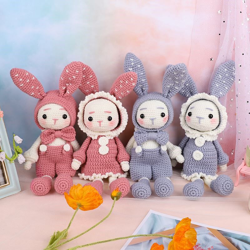 Crochet diy material knitting doll knitting doll rabbit