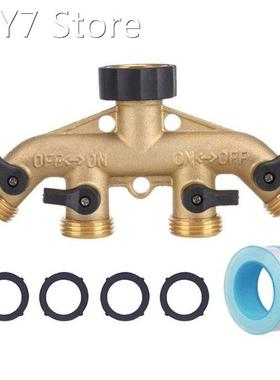 Garden Hose Adapter 4 Way Tap Hose Connectors Garden Waterin