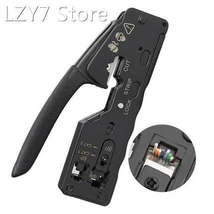 Network Cable Crimper RJ45 Crimp Tool Cutter Stripper for Rj