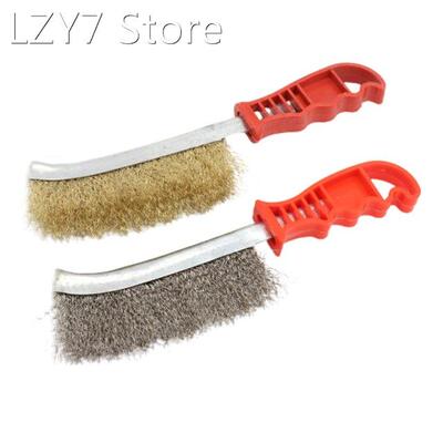 2022 New Barbeque Grill Cleaning Wire Bristles Plastic Handl