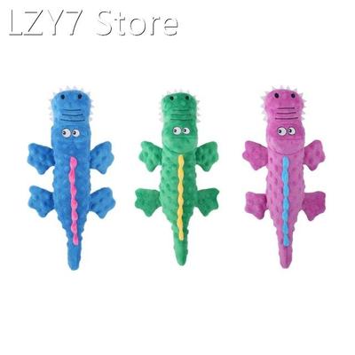 Stuffed Dog Toys Uneven Surface Plush Alligator Cute Squeak