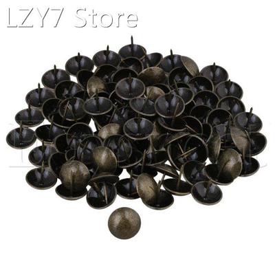100pcs 18x23mm Bronzy Upholstery Nails Decorative Tacks Stud