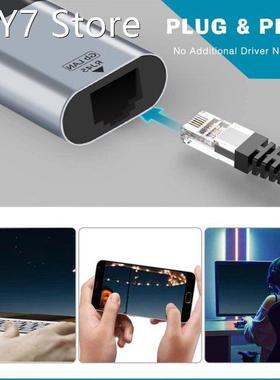 USB C to Ethernet Adapter Cable Creation Aluminum USB-C to R