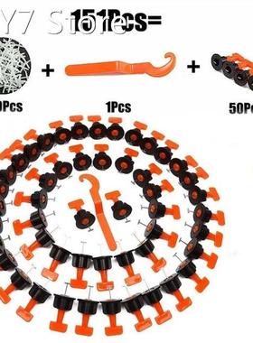 151Pcs Reusable Level Wedges Tile Leveling System Wall Floor