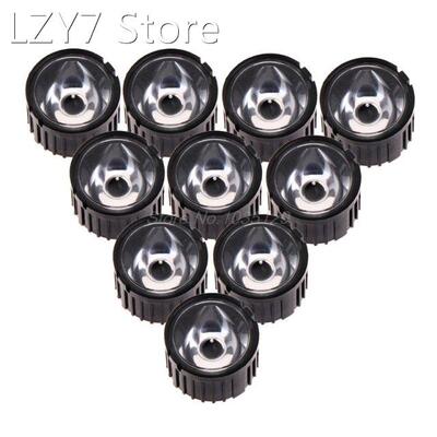10Pcs/Set 5/15/30/45/60/90/120 Degree Lens Reflector Collima