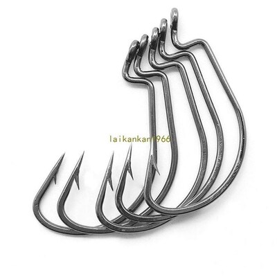 51pcs Crank Fishing Hooks Swivel High Carbon Steel Fishhooks