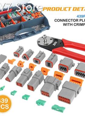 Electrapick 439pcs Deutsch DT Wire Connector Waterproof Conn