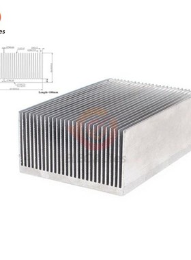 100x69x36mm Universal Aluminum heat Sink For High LED Amplif
