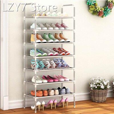 4/7/10 Tiers Shoe Rack Detachable Dustproof Nonwoven Fabric