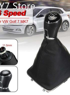 6 Speed Manual Gear Shift Knob Leather Gaitor Boot Cover Gea
