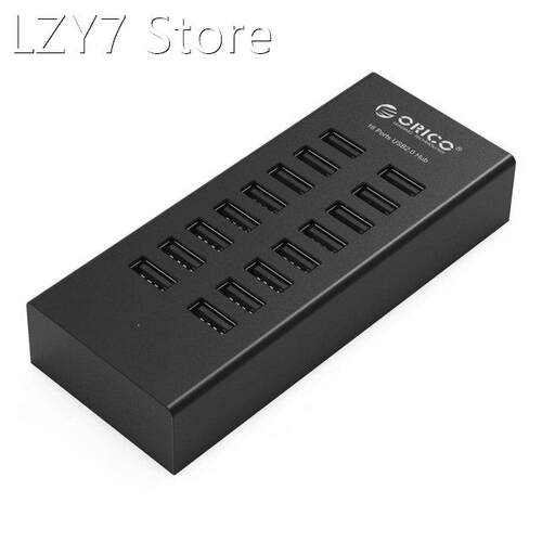 ORICO Powered USB HUB 16 Ports USB 2.0 Extension Multi USB C