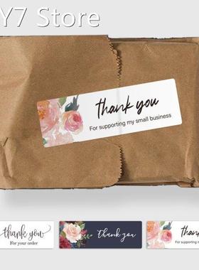 40pcs Flower Thank You Stickers Seal Labels Thank You For Su