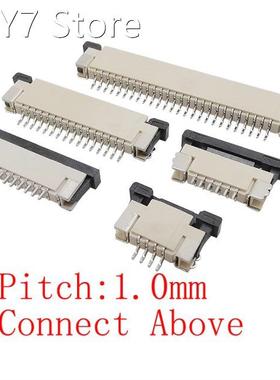 10Pcs/lot 1mm Pitch FPC FFC Flat Cable Socket Connector 4P 6