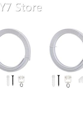 964E Top/Side Clamping 4m Curtain Track Rail Flexible Ceilin