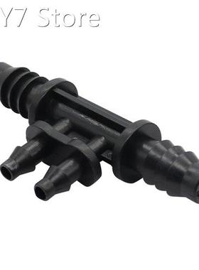 3/8 Inch 4-way Hose Splitter Garden Hose Reducing Tee Barb C