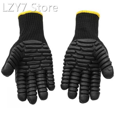 1pair Anti Vibration Shockproof Outdoor Safety Gloves Work M