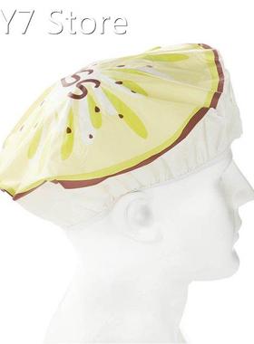 1 PC Lovely Cartoon Shower Bath Cap Lace Elastic Band Fruit