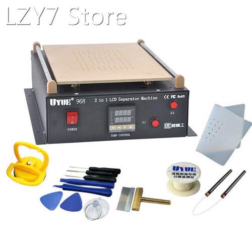 UYUE 968 14 inches Build-in Air Dual Pump Vacuum Pump LCD Se