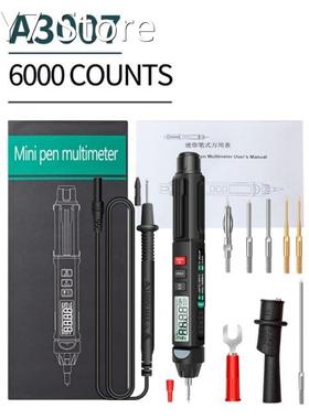 A3007 Digital Min Multimeter 6000 Counts Capacitor Tester Cu