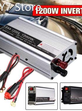 Portable 1200W Solar Inverter 12V To 220/240V Modified Sine