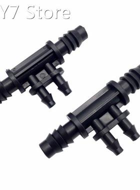 300 pcs Four Ways 8/11 mm to 4/7 mm hose connector tees High