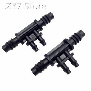 300 pcs Four Ways 8/11 mm to 4/7 mm hose connector tees High