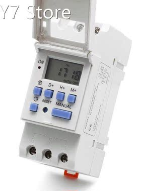 New DIN Rail Time Relay Switch Digital LCD Power Programmabl
