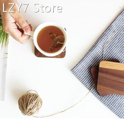 Wooden Coasters for Drinks Walnut Wooden Drink Coasters Heat