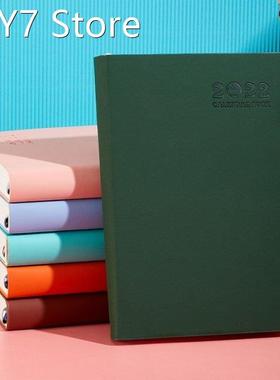 2022 Lined Daily Planner Notebook Hard Cover 200 Sheets Medi