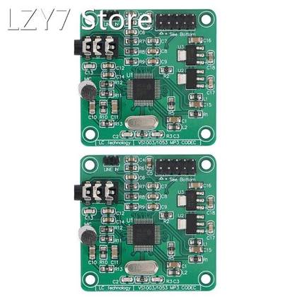 2PCS VS1053 MP3 Module Audio Decoder Encoding Board SPI Inte