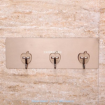 Keys Traceless Space Saving Punch Free Adhesive Home Hat Clo