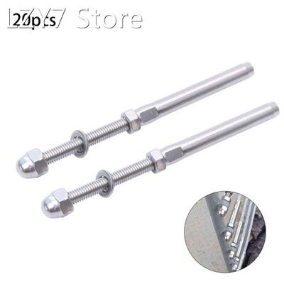 T-316 Cable Railing Kit Threaded Swage Stud and Stemball Swa