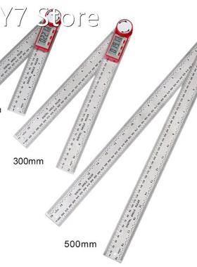 Digital Angle Ruler Meter 0-200mm 0-300mm 0-500mm Ruler Incl