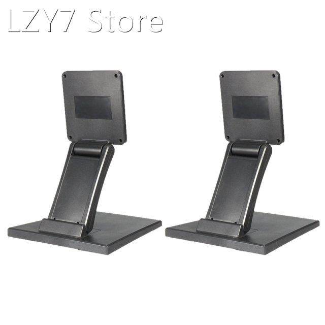 2x tilt mounted fold monitor holder vesa 10inch-27inch lcd d
