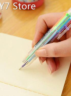 Six-color Ballpoint Pen Kids School Office Supply Accessorie