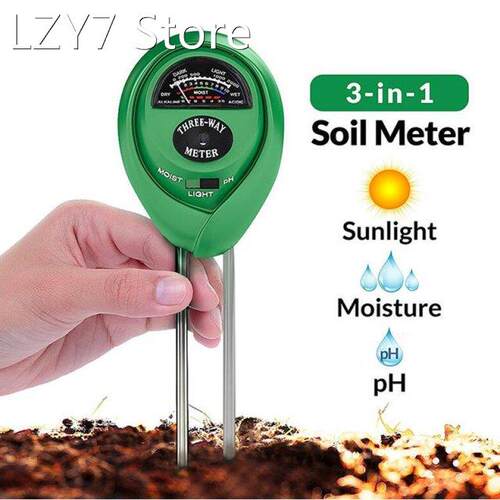 3 In 1 Soil Moisture Humidity PH Meter Tester Soil Digital A