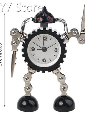 Creative Gear Robot Desktop Alarm Clock Creative Student Tab
