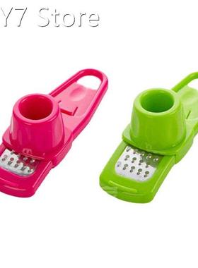 New Multifunction Stainless Steel Pressing Garlic Slicer Cu