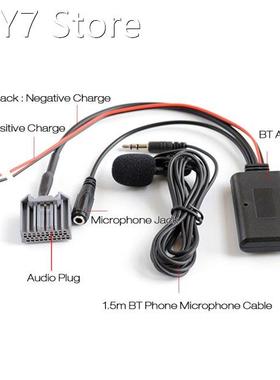 Car Bluetooth AUX Audio BT Adapter with Microphone Wireless