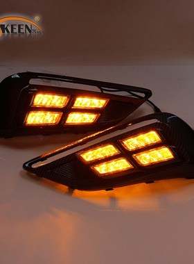 2pcs Car LED Daytime Running Light for MG6 2017 2018 2019 Dy