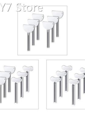 2022 New Metal Toothpaste Extruders 6 Pcs Stainless Steel Ha