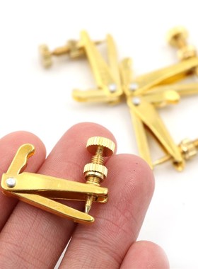 Violin-String-Tuner Adjuster-Parts Golden-Plated 4pcs/Lot Fi
