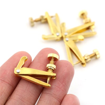 Violin-String-Tuner Adjuster-Parts Golden-Plated 4pcs/Lot Fi