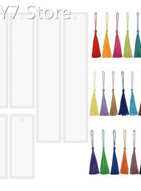 46Pcs Bookmark Resin Silicone Mould Set Transparent Resin Mo