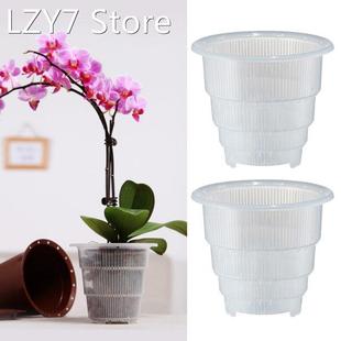 Plastic Mesh Pot Orchid Flower Planter Container Home Garden
