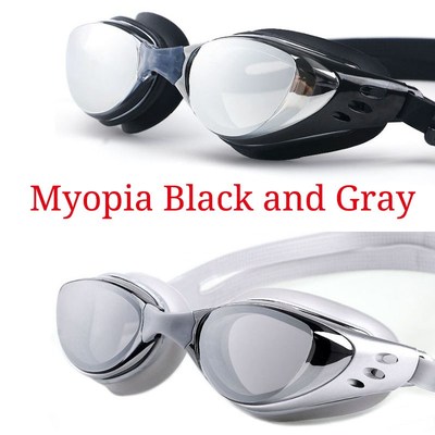 Myopia Swimming Goggles Men Women Prescription Optical Swim