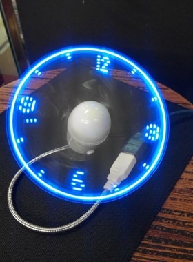JETTING USB Gadget Clock Led-Light Usb-Fan Gadget-Time-Displ