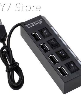 Universal USB Hub 4 Port USB 2.0 Charger High Speed Hub