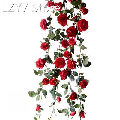 Simulation Artificial Australian Rose Flower Cane Vivid Flow